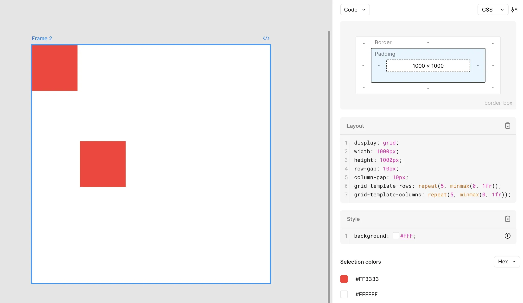 Figma에서 자동으로 제공해주는 CSS Codegen