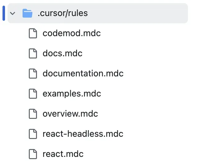 여러 개의 Rule을 만들어두고 상황에 맞게 적용